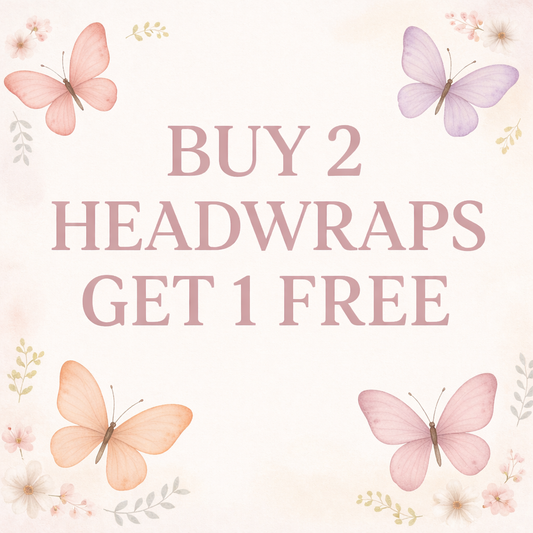 Buy 2 Headwraps get 1 Free
